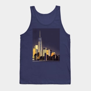 Skyscrapers At night Tank Top